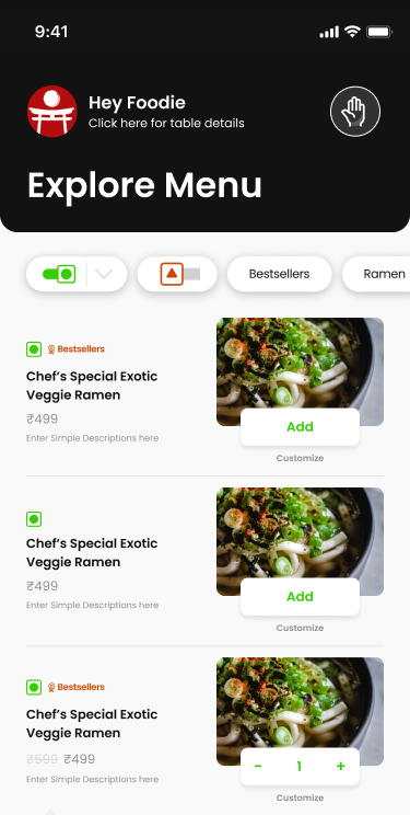 Explore Menu Phone